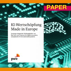 Titelseite KI-Wertschöpfung Made in Europe